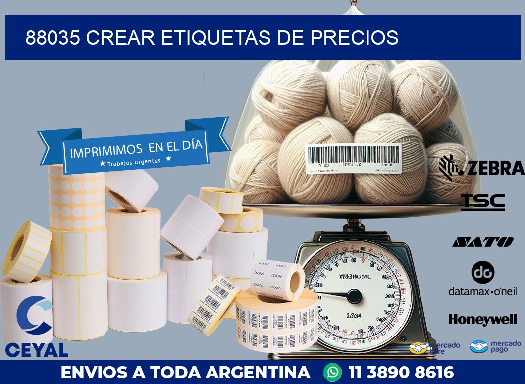 88035 CREAR ETIQUETAS DE PRECIOS