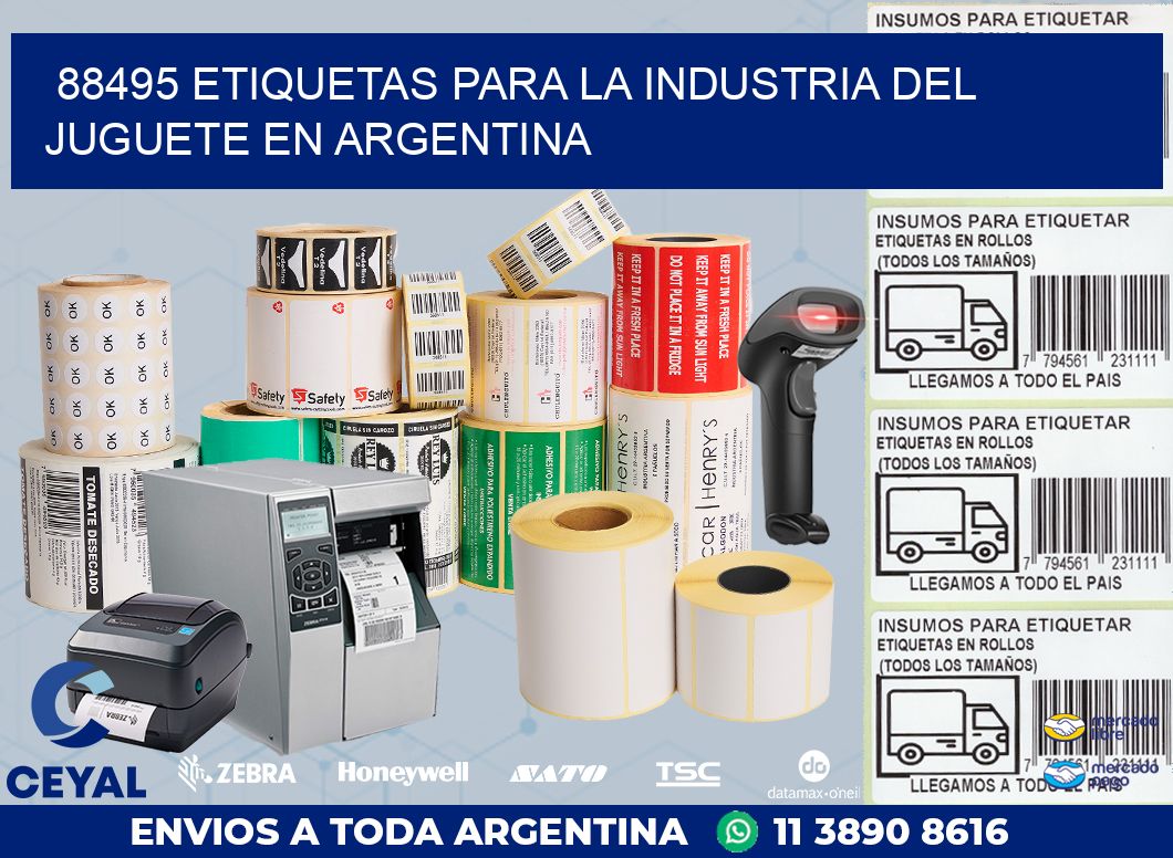 88495 ETIQUETAS PARA LA INDUSTRIA DEL JUGUETE EN ARGENTINA