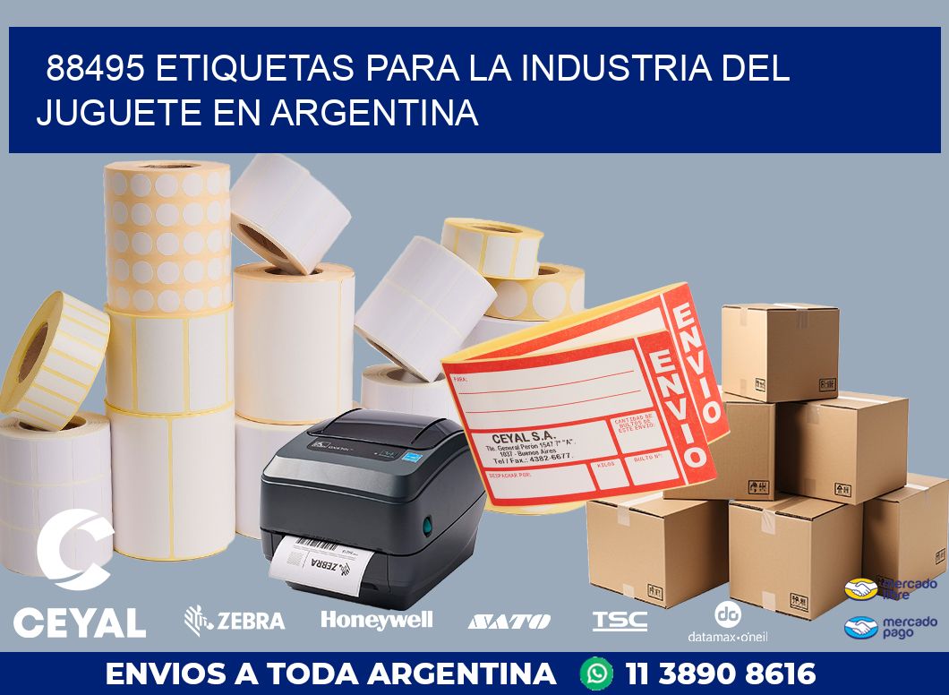 88495 ETIQUETAS PARA LA INDUSTRIA DEL JUGUETE EN ARGENTINA