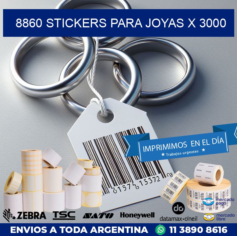 8860 STICKERS PARA JOYAS X 3000