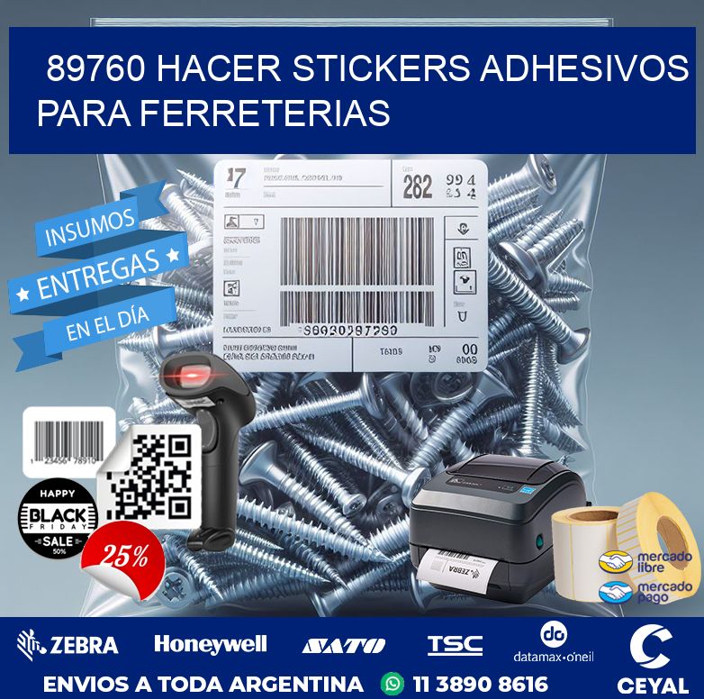 89760 HACER STICKERS ADHESIVOS PARA FERRETERIAS