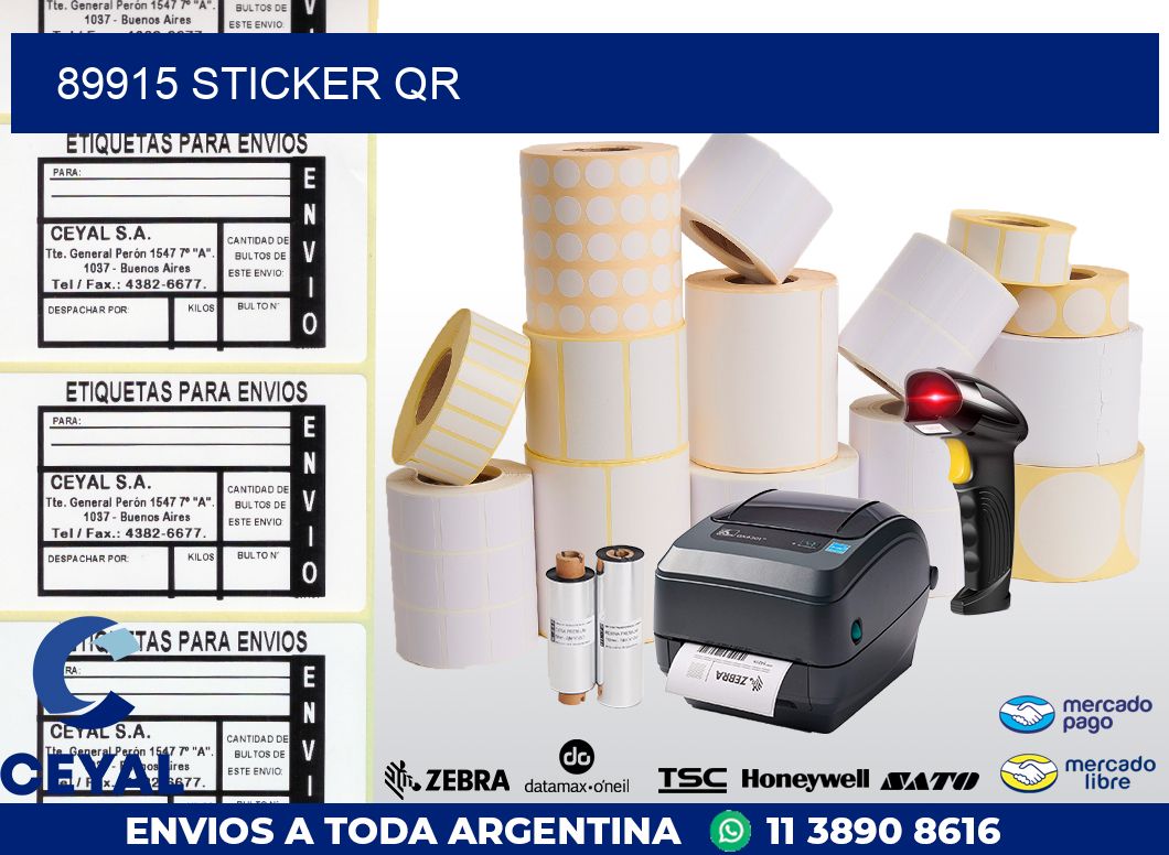 89915 STICKER QR