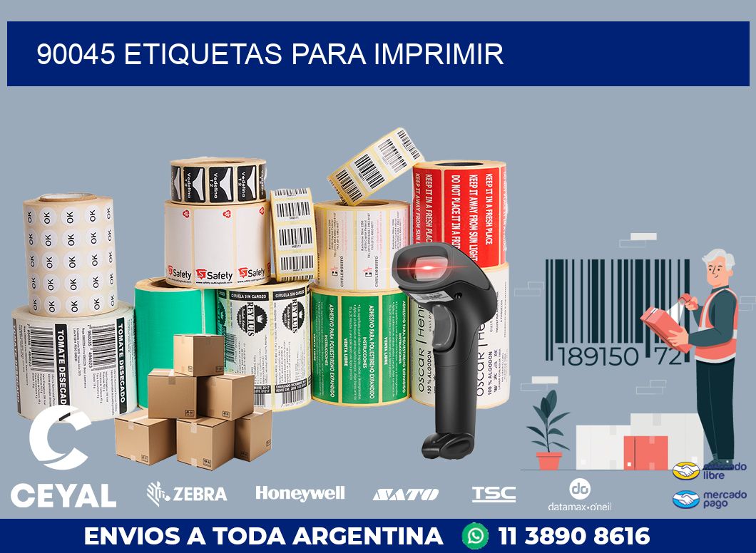 90045 ETIQUETAS PARA IMPRIMIR