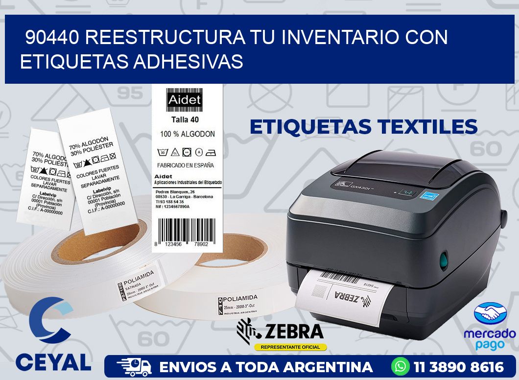 90440 REESTRUCTURA TU INVENTARIO CON ETIQUETAS ADHESIVAS