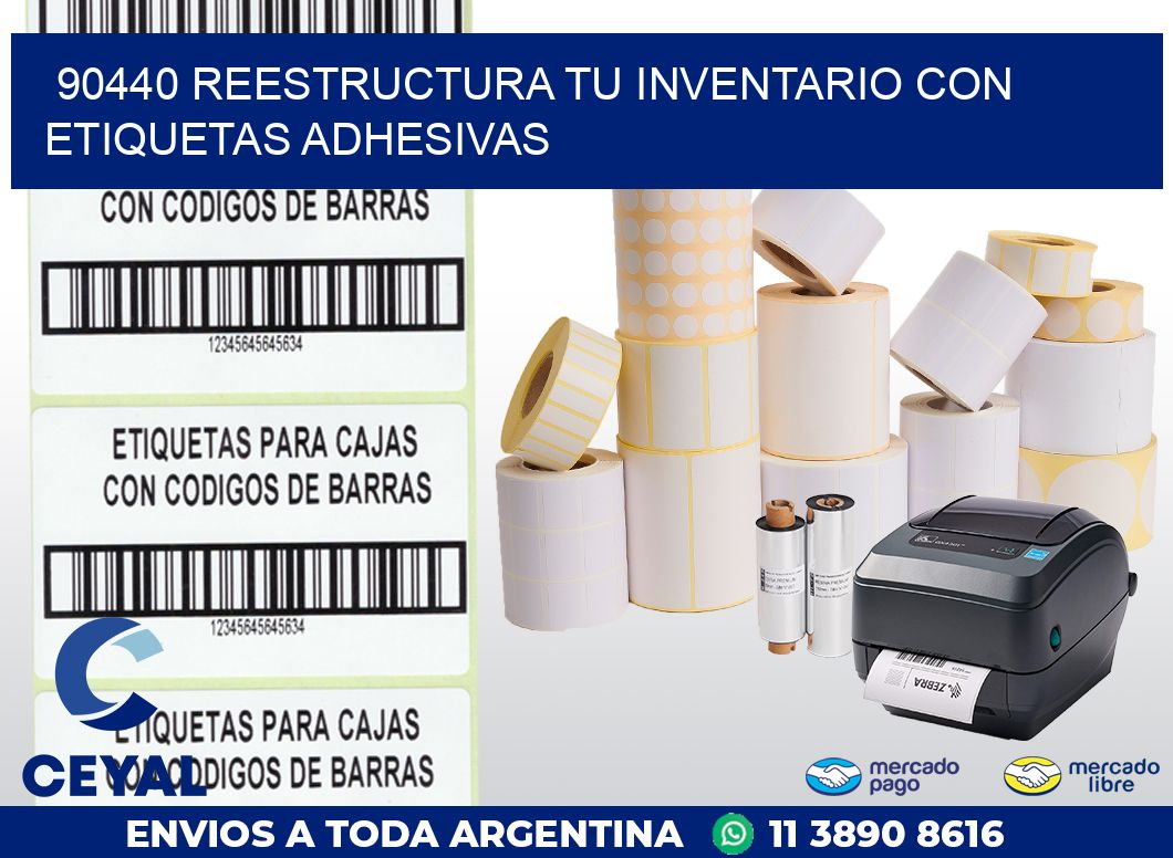 90440 REESTRUCTURA TU INVENTARIO CON ETIQUETAS ADHESIVAS