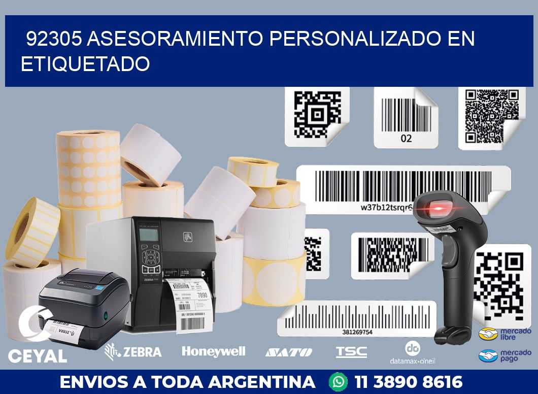 92305 ASESORAMIENTO PERSONALIZADO EN ETIQUETADO
