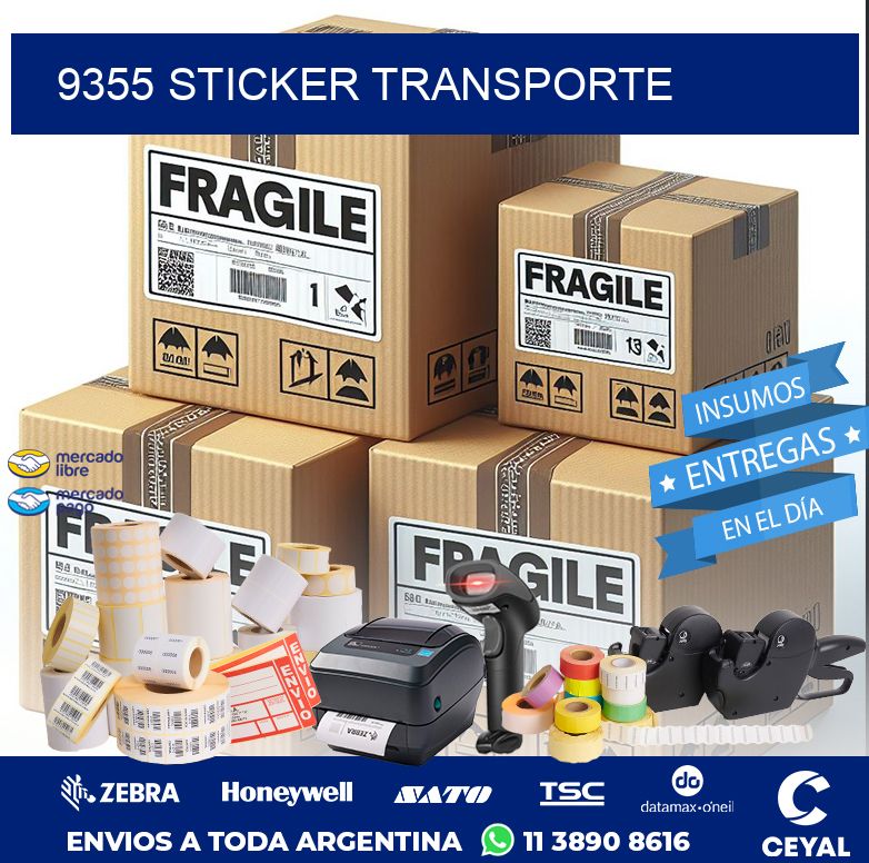 9355 STICKER TRANSPORTE