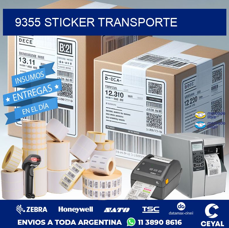 9355 STICKER TRANSPORTE