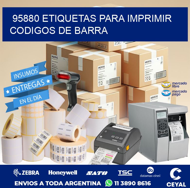 95880 ETIQUETAS PARA IMPRIMIR CODIGOS DE BARRA