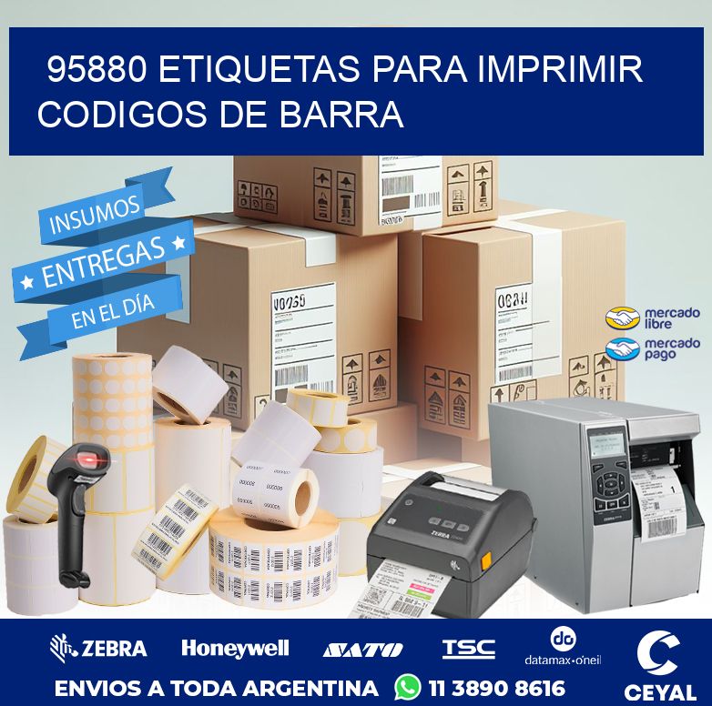 95880 ETIQUETAS PARA IMPRIMIR CODIGOS DE BARRA