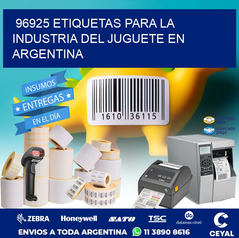 96925 ETIQUETAS PARA LA INDUSTRIA DEL JUGUETE EN ARGENTINA