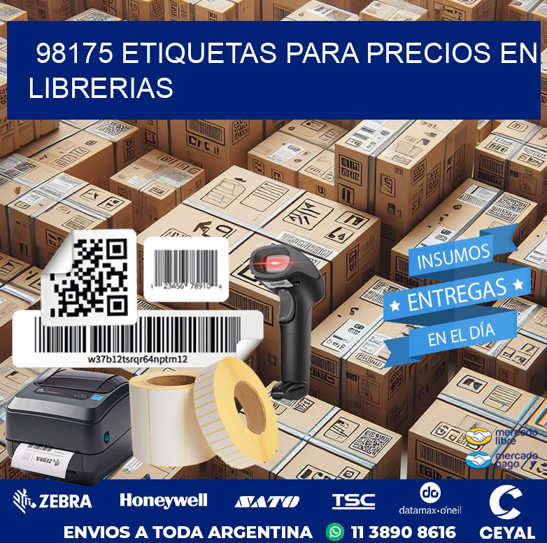 98175 ETIQUETAS PARA PRECIOS EN LIBRERIAS