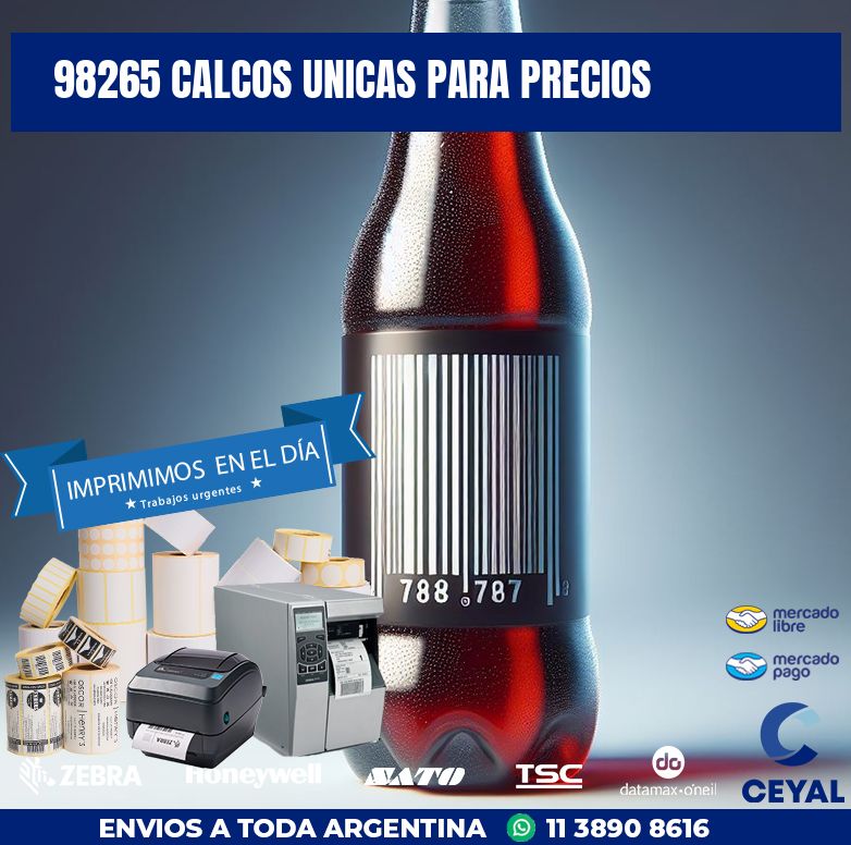 98265 CALCOS UNICAS PARA PRECIOS
