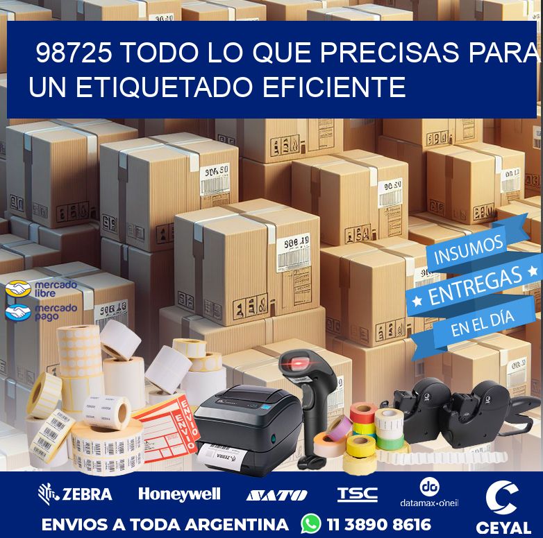 98725 TODO LO QUE PRECISAS PARA UN ETIQUETADO EFICIENTE