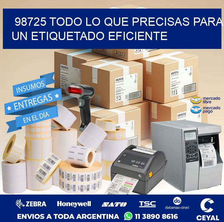 98725 TODO LO QUE PRECISAS PARA UN ETIQUETADO EFICIENTE
