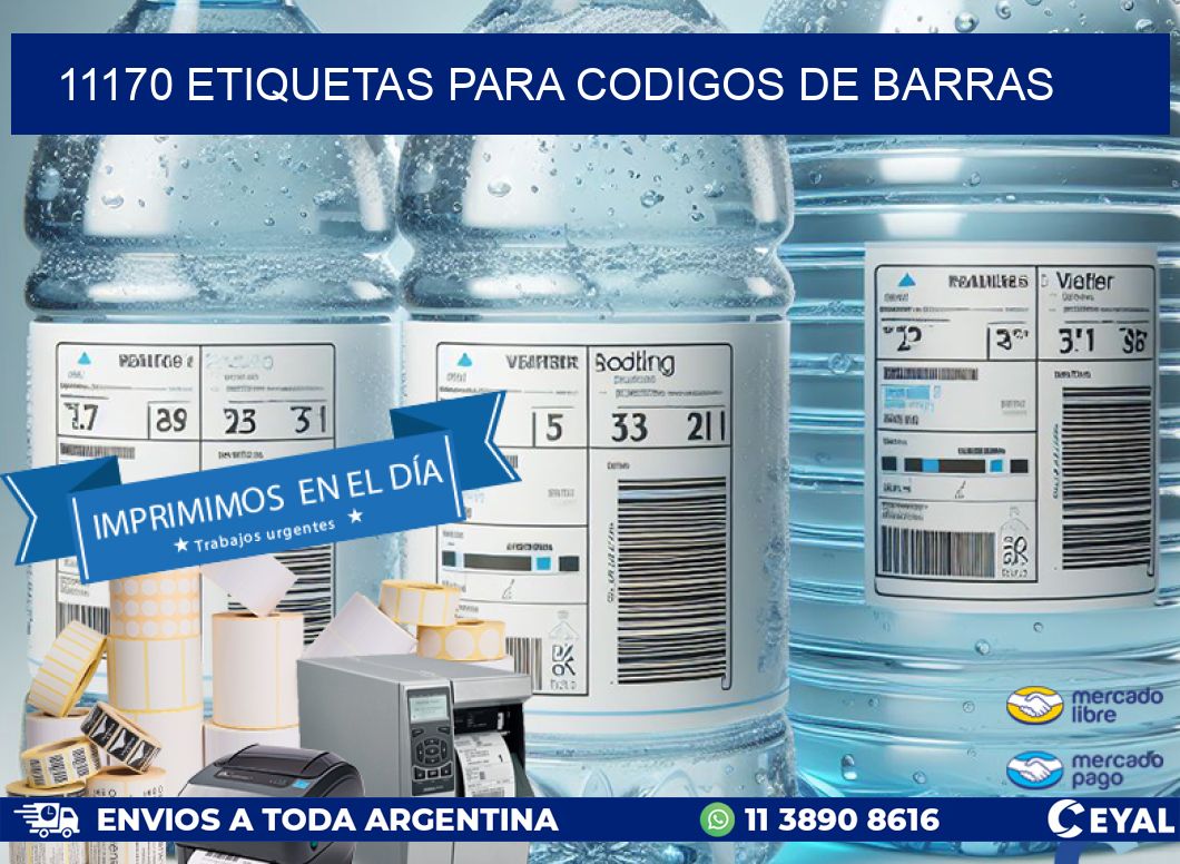 11170 ETIQUETAS PARA CODIGOS DE BARRAS