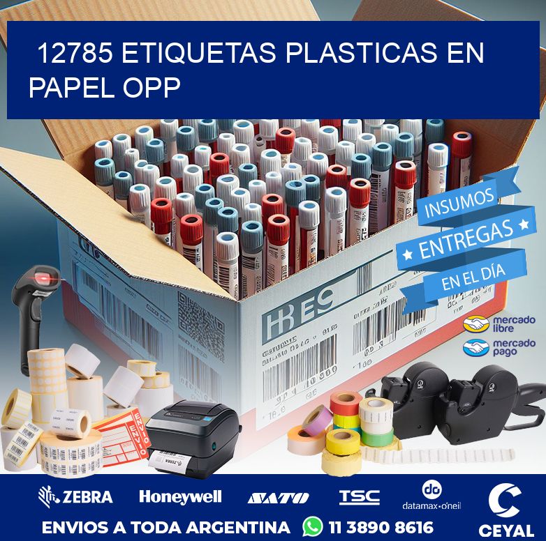 12785 ETIQUETAS PLASTICAS EN PAPEL OPP
