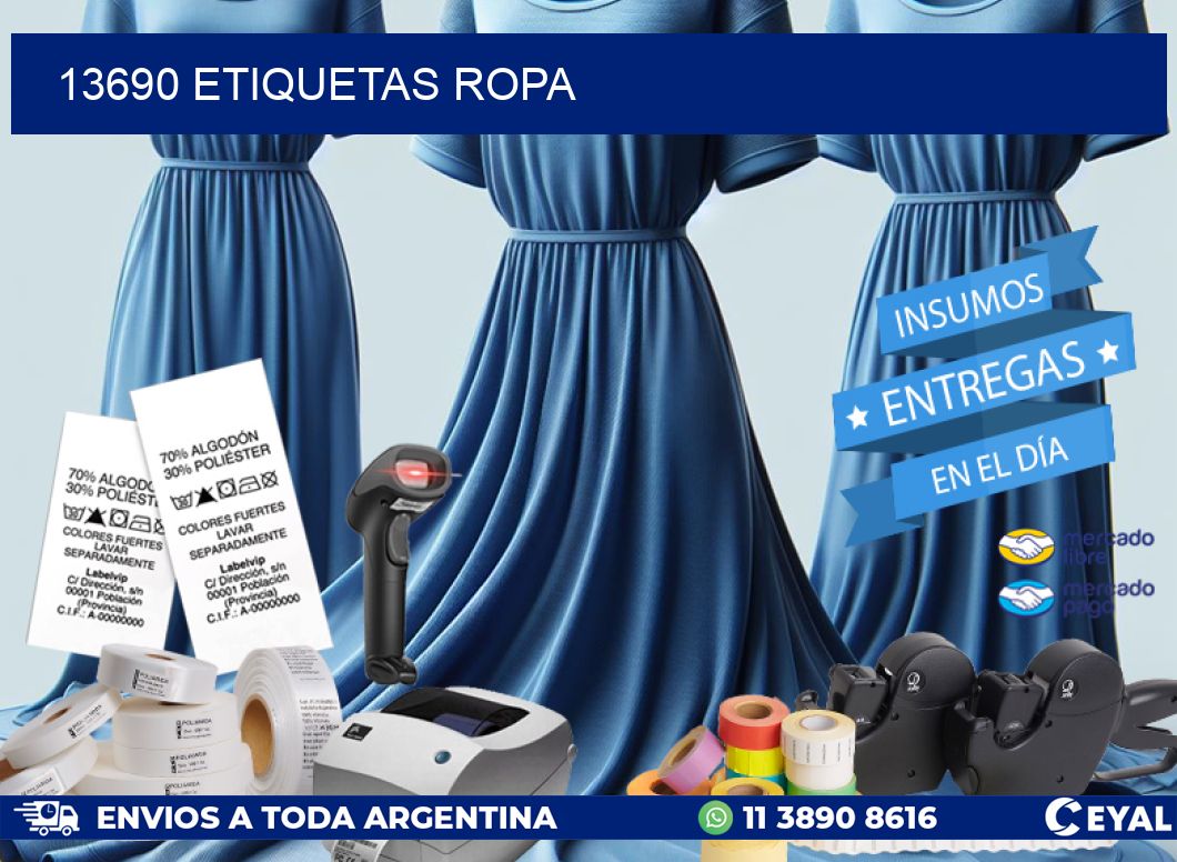 13690 ETIQUETAS ROPA