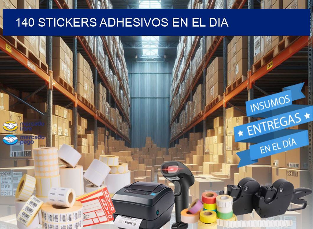 140 stickers adhesivos en el dia