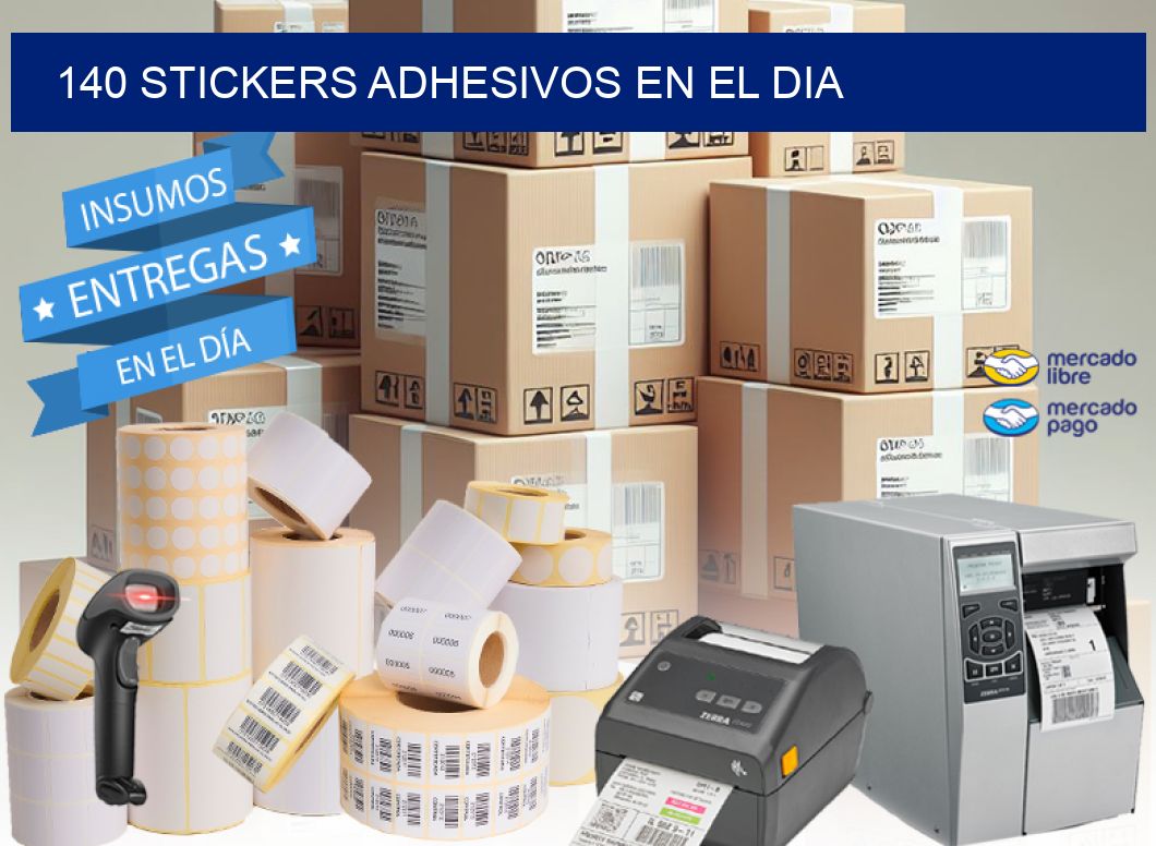140 stickers adhesivos en el dia