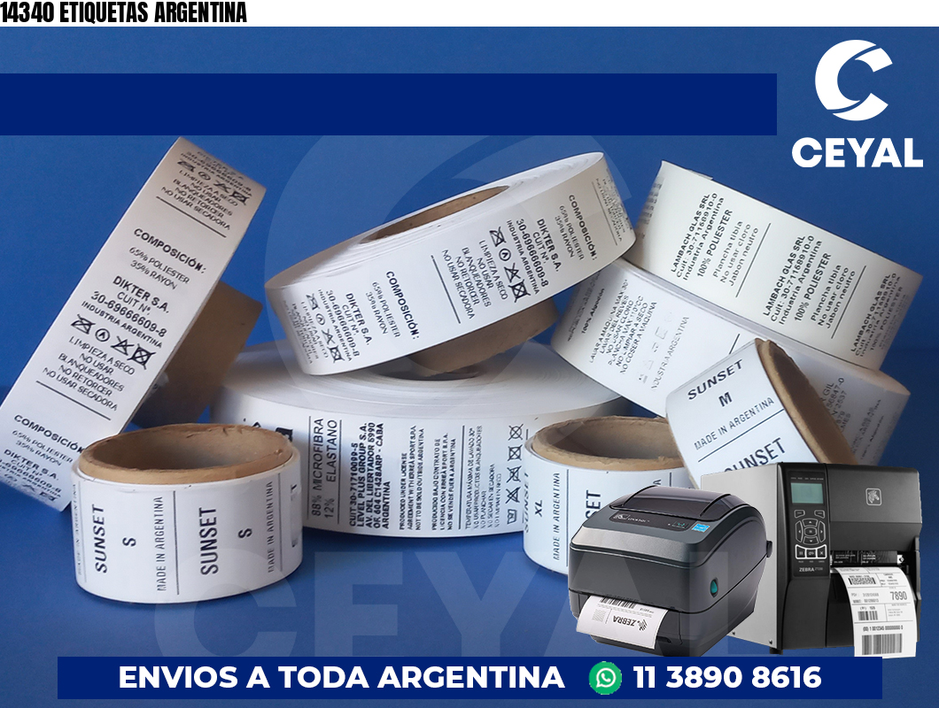 14340 ETIQUETAS ARGENTINA