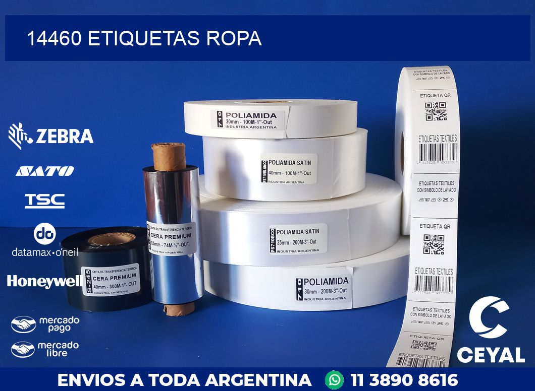 14460 ETIQUETAS ROPA