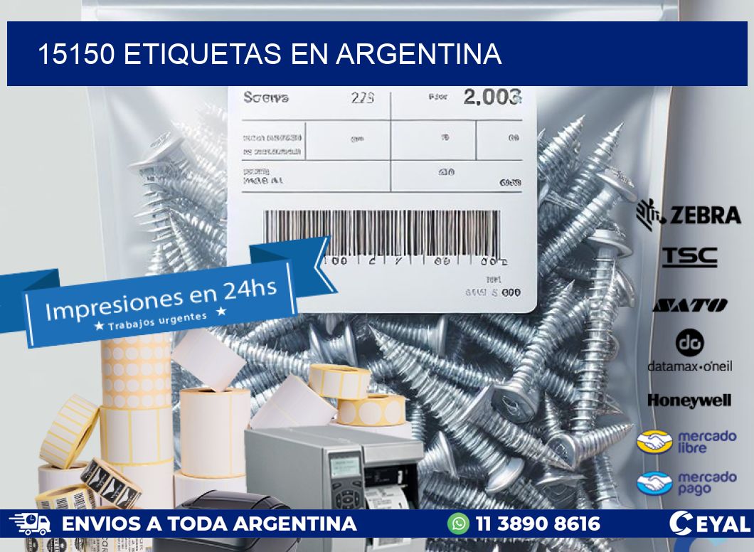 15150 etiquetas en argentina