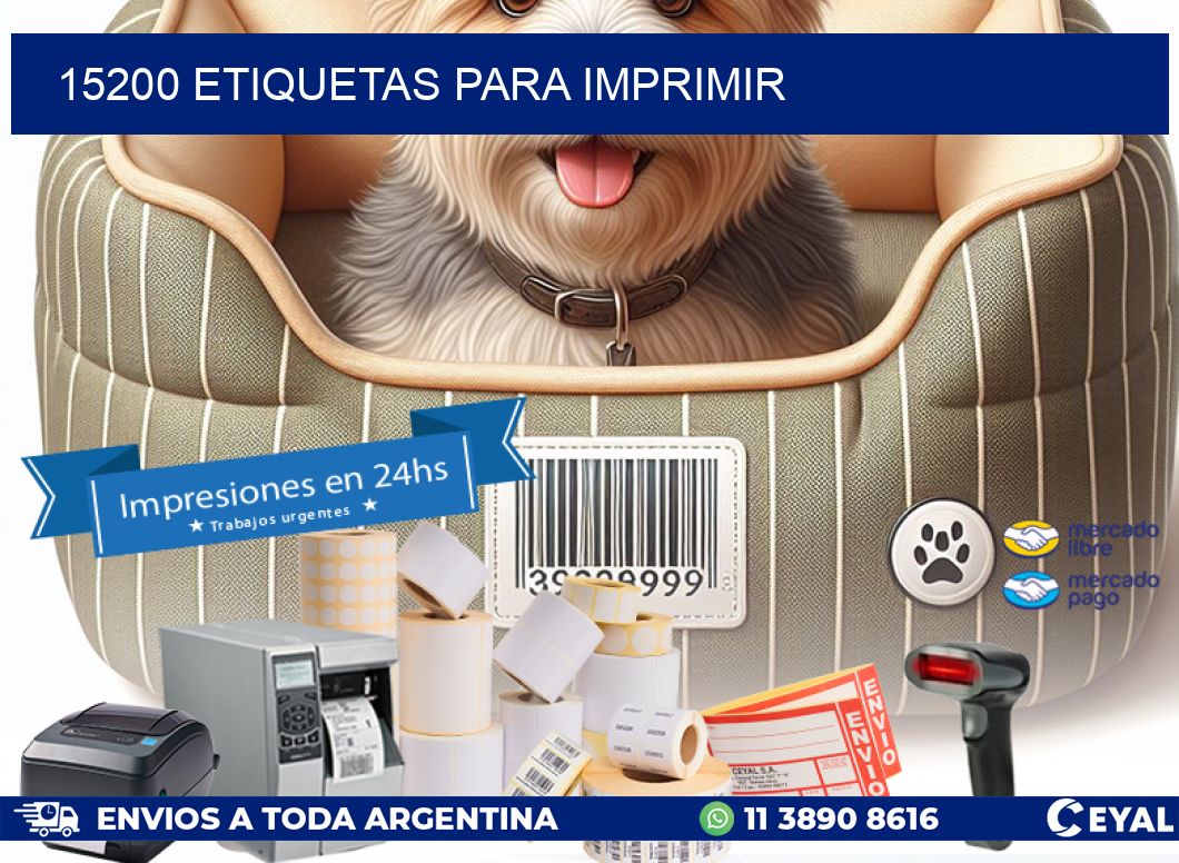 15200 etiquetas para imprimir