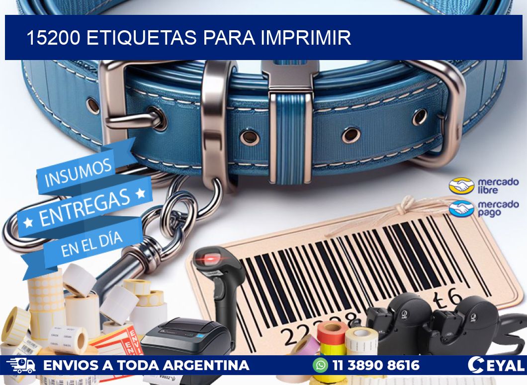 15200 etiquetas para imprimir