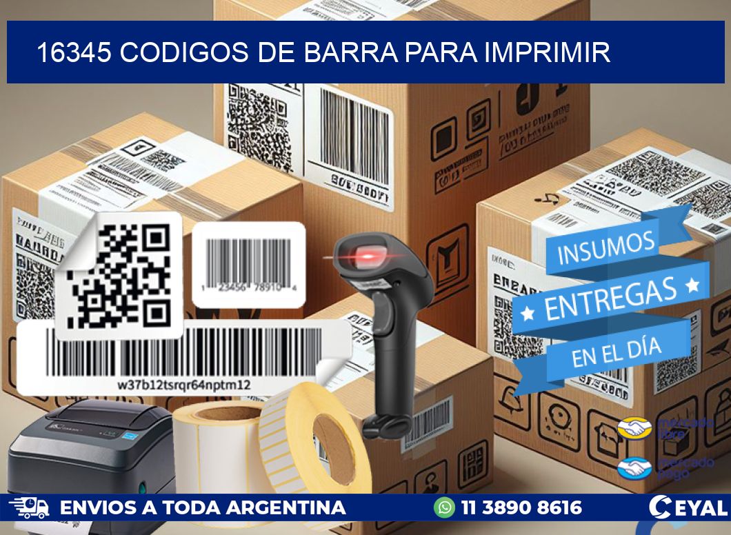 16345 codigos de barra para imprimir