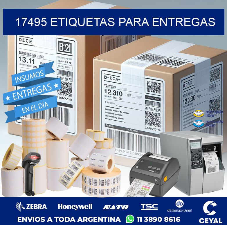 17495 ETIQUETAS PARA ENTREGAS