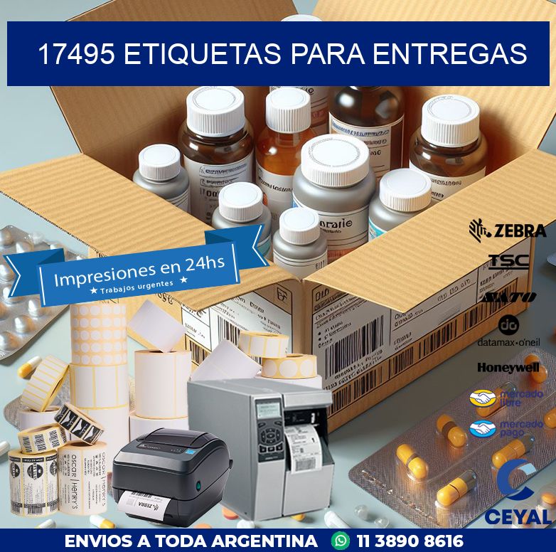 17495 ETIQUETAS PARA ENTREGAS