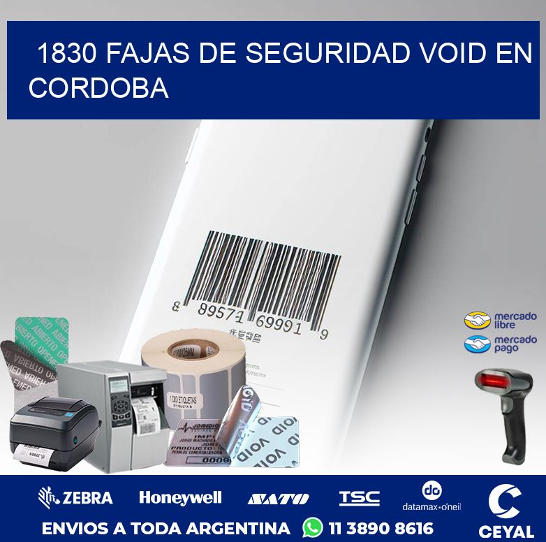 1830 FAJAS DE SEGURIDAD VOID EN CORDOBA