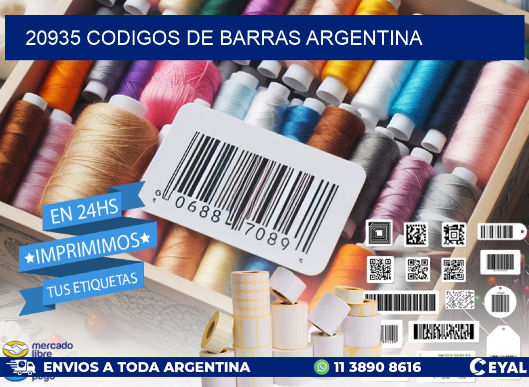 20935 CODIGOS DE BARRAS ARGENTINA