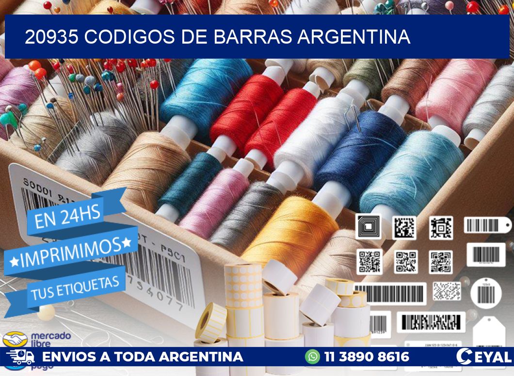 20935 CODIGOS DE BARRAS ARGENTINA