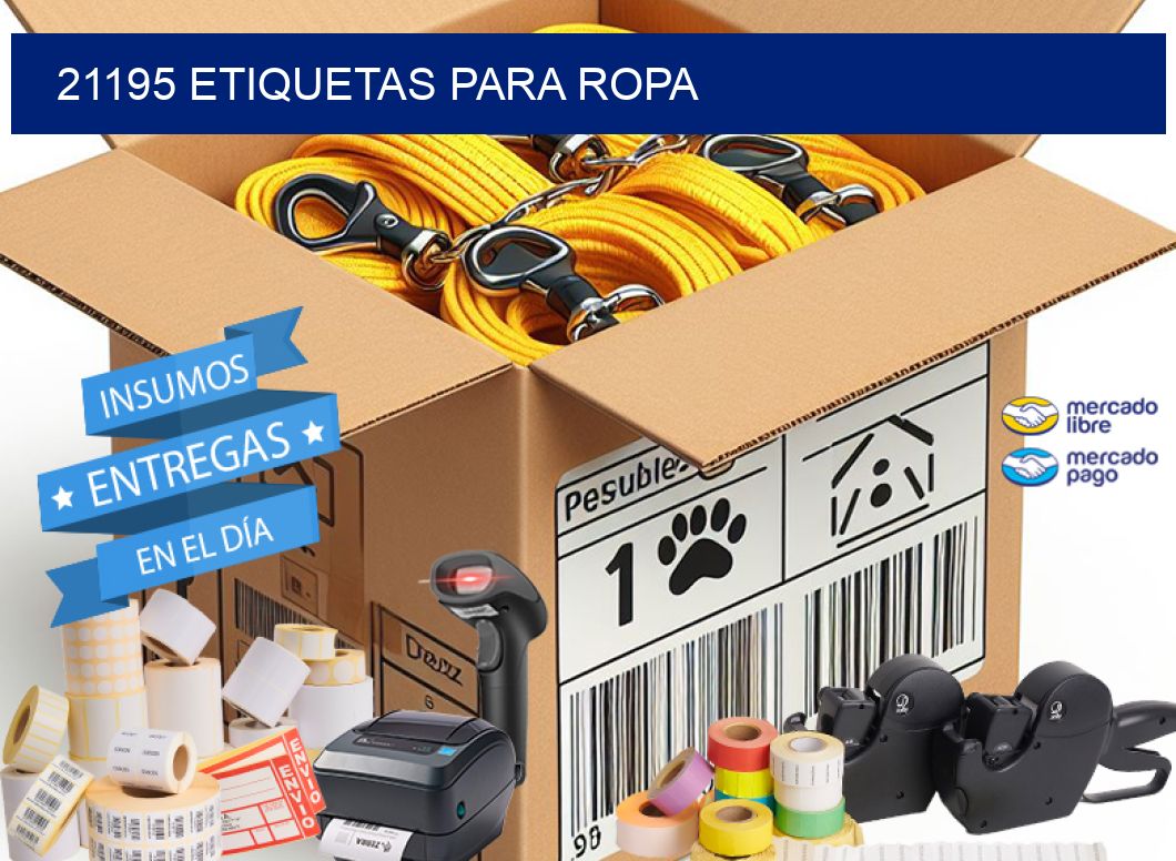 21195 etiquetas para ropa