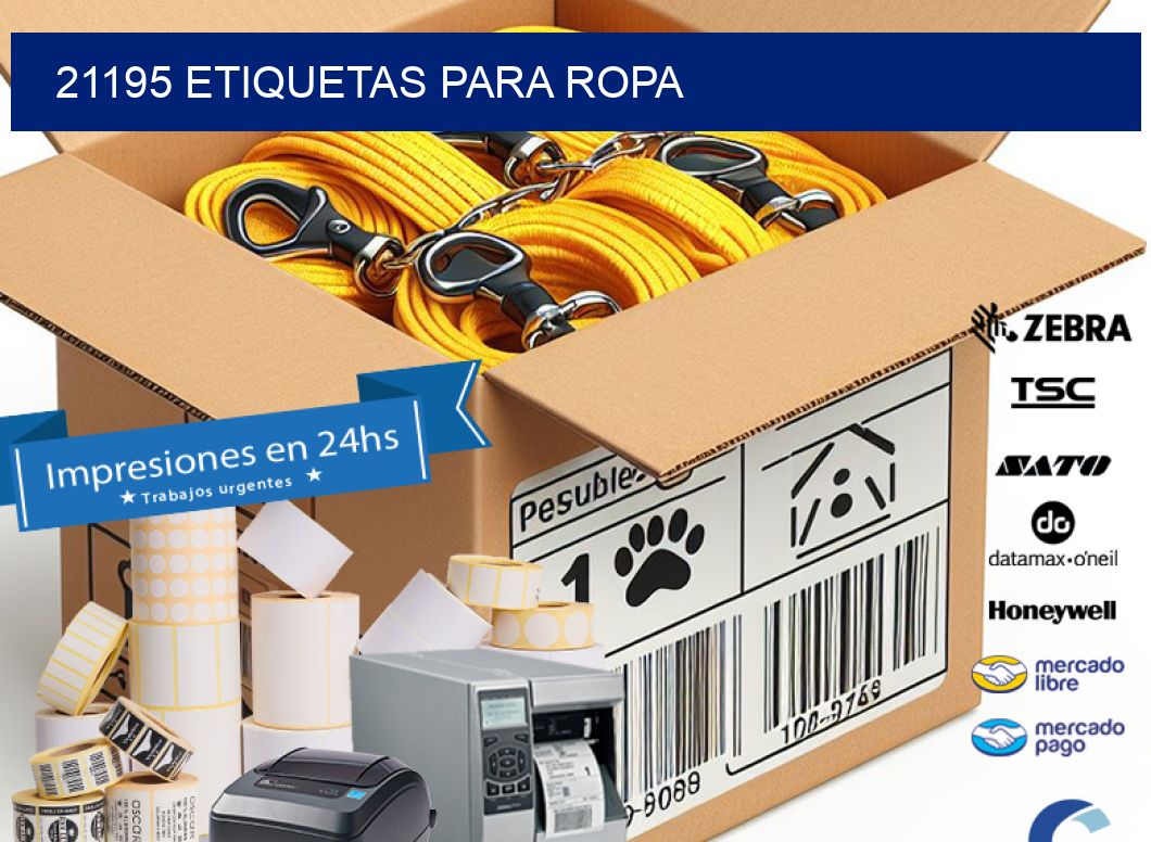 21195 etiquetas para ropa