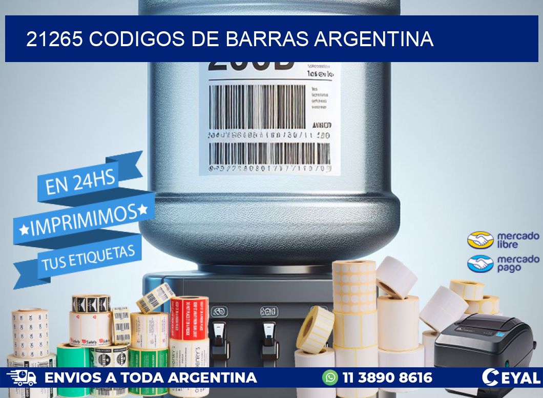 21265 CODIGOS DE BARRAS ARGENTINA