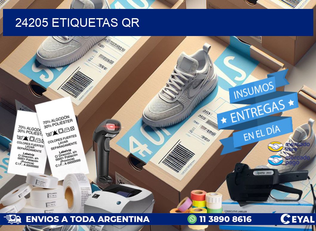 24205 ETIQUETAS QR
