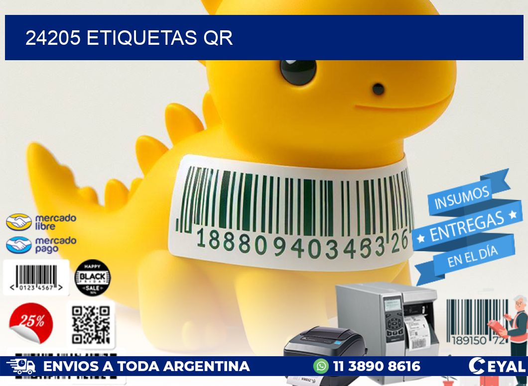 24205 ETIQUETAS QR