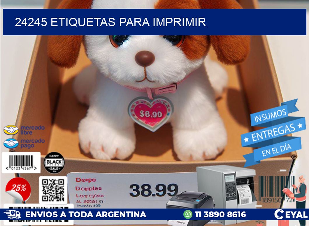 24245 etiquetas para imprimir