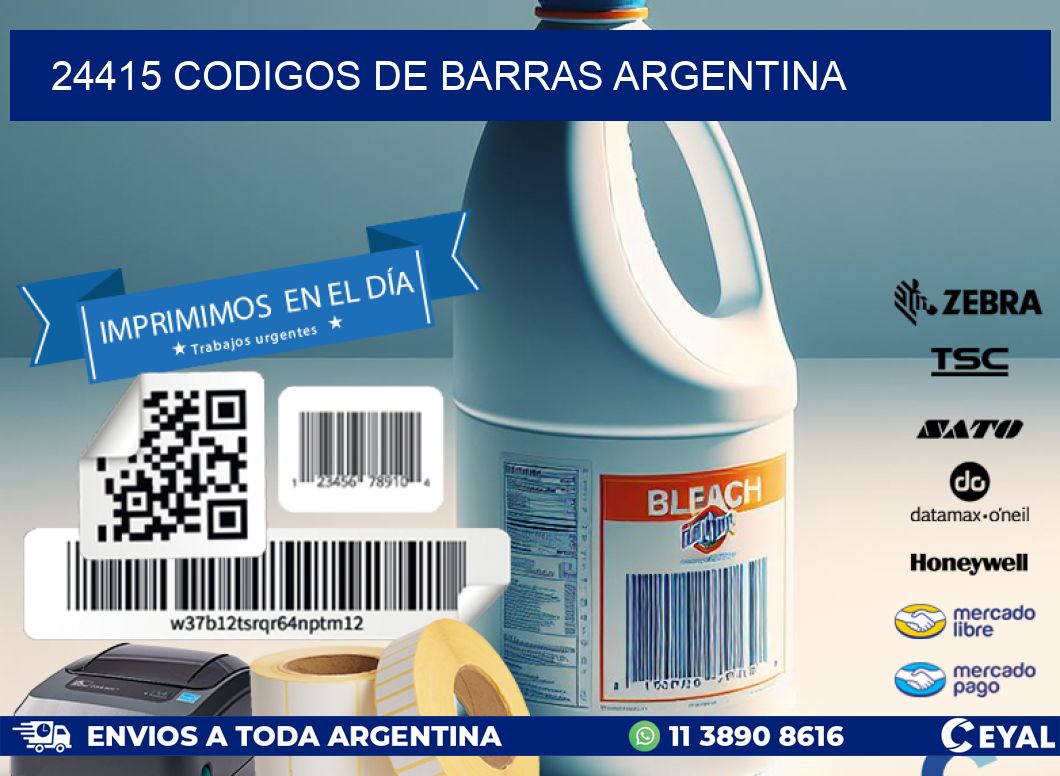 24415 CODIGOS DE BARRAS ARGENTINA