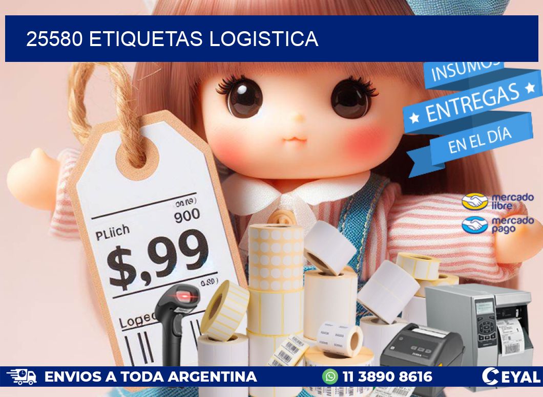 25580 etiquetas logistica