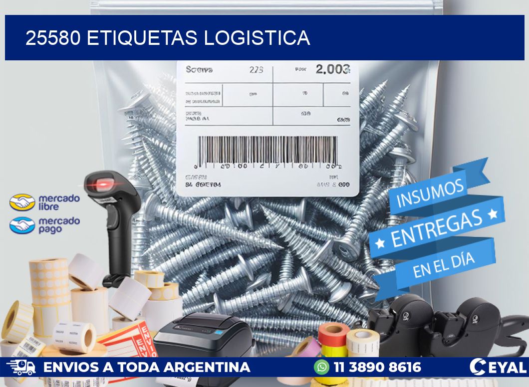 25580 etiquetas logistica