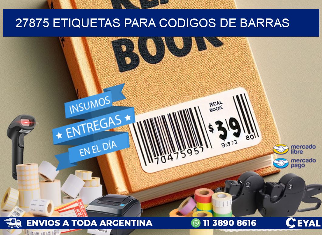 27875 ETIQUETAS PARA CODIGOS DE BARRAS