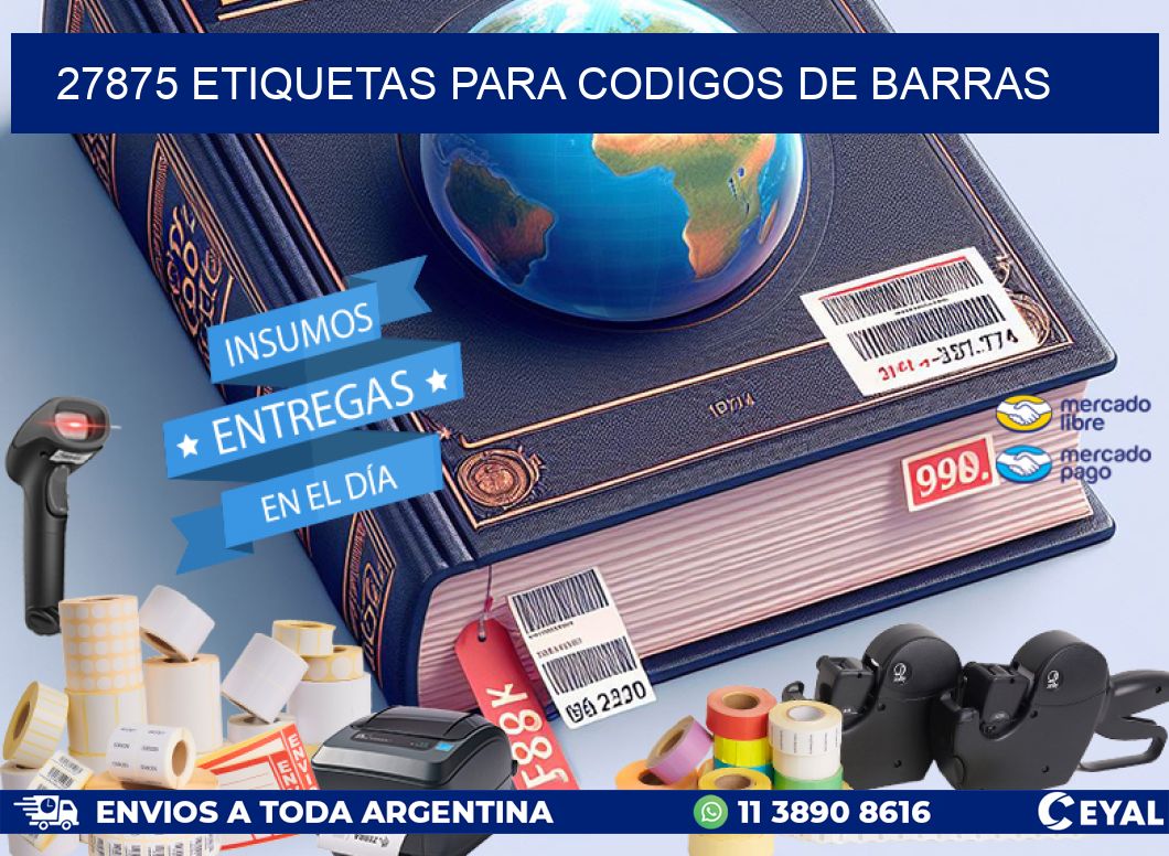 27875 ETIQUETAS PARA CODIGOS DE BARRAS