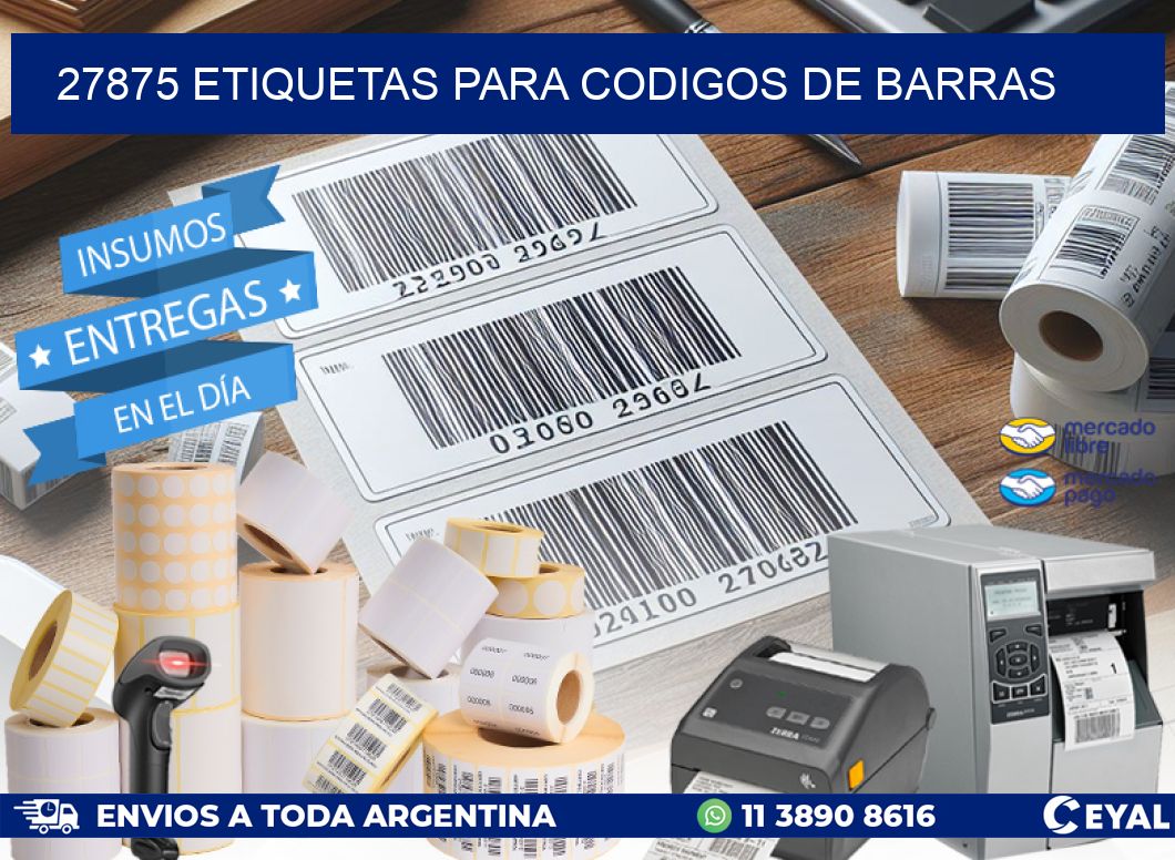 27875 ETIQUETAS PARA CODIGOS DE BARRAS