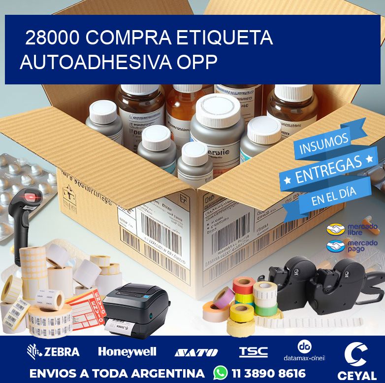28000 COMPRA ETIQUETA AUTOADHESIVA OPP