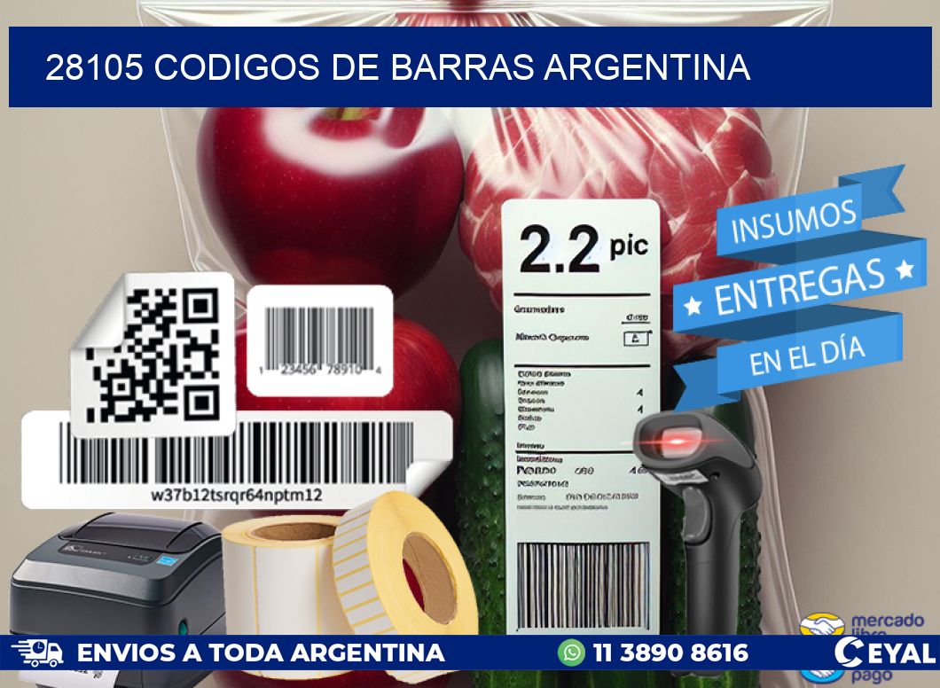 28105 CODIGOS DE BARRAS ARGENTINA