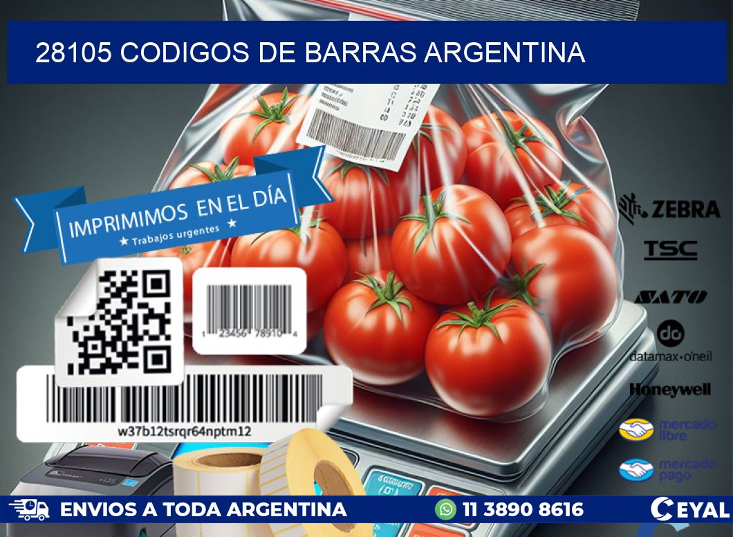 28105 CODIGOS DE BARRAS ARGENTINA